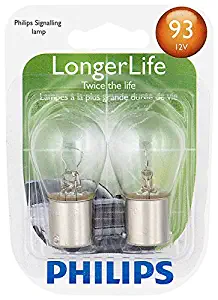 Philips 93 LongerLife Miniature Bulb, 2 Pack