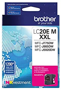 Brother LC20EM Super High Yield Magenta Ink Cartridge