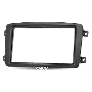 Carav 11-459 Double Din car dash installation kit Radio Stereo Facia Fascia Panel Frame DVD Player Dash Install Panel for MERCEDES-BENZ C-klasse W203 CLK-klasse W209 G-klasse W463 Viano W639 Vito W639