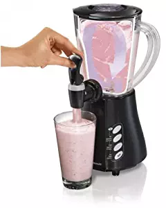 Hamilton Beach Wave Station Express Dispensing Blender with 48 oz Jar, Black (58615)