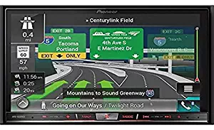 Pioneer AVIC-8200NEX In Dash Double Din 7" DVD CD Navigation Receiver and a Lightening to USB Adapter with a FREE SOTS Air Freshener