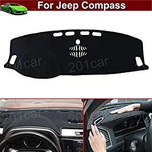 New 1pcs Luxury DashMat Dash Carpet Dash Covers Dashboard Cover Custom Fit for Jeep Compass 2017 2018 2019 2020