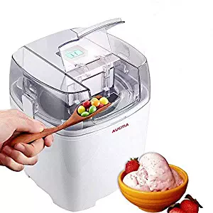 Aucma Ice Cream Machine, 1.5 Quart Ice Cream Maker Gelato Maker Electric Frozen Yogurt Sorbet Machine with LCD Timer for Home Kids (HICM-119)