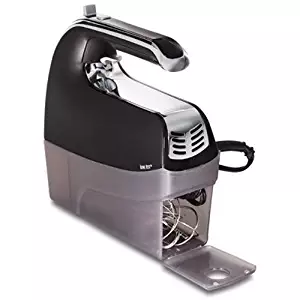 Hamilton Beach 62620 6-Speed Snap on Case Hand Mixer Black