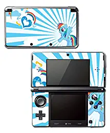 Rainbow Dash MLP My Little Pony Heart Video Game Vinyl Decal Skin Sticker Cover for Original Nintendo 3DS System