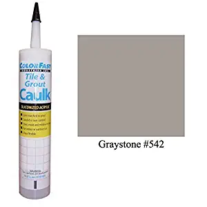 Color Fast Caulk Matched to Custom Building Products (Greystone Sanded)