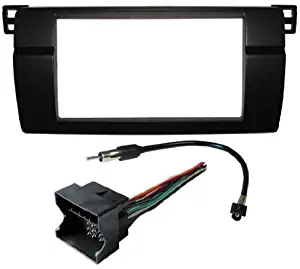 Aftermarket Radio Stereo Installation Complete Double Din Dash Kit Fitted For BMW 3 Series E46 Wiring Harness Antenna Adaptor