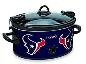 Crock-Pot SCCPNFL600-HT Houston Texans Cook & Carry Slow Cooker, Navy Blue