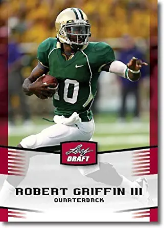 2012 Leaf Draft Day Football Card #40 Robert Griffin III - RG3 - Baylor (RC - Rookie Card) Wasington Redskins QB