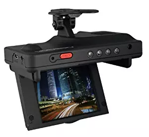 Vacron VVA-CBE05A All In One 1080p HD Dash Cam with 3-Inch TFT LCD Display, Lane Departure Warning System and GPS