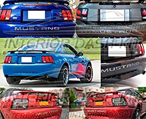 Ford Mustang Chrome Exterior Rear Bumper Inserts Letters Emblem 2001 2002 2003 2004