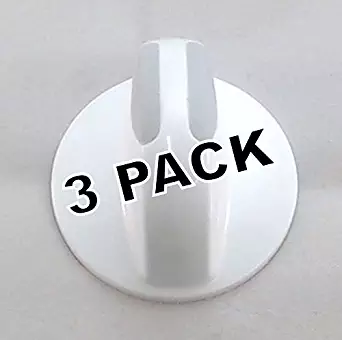 Seneca River Trading 3 Pk, Dryer Knob for Frigidaire Westinghouse, AP4339026, PS2330885, 134844410