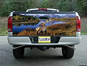 Avery T79 Deer Hunting Buck Tailgate WRAP Vinyl Graphic Decal Sticker F150 F250 F350 Ram Silverado Sierra Tundra Ranger Frontier Titan Tacoma 1500 2500 3500 Bed Cover Tint Image