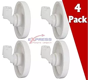 EXP154174501 [4 PACK] Dishwasher Lower Rack Roller ( Replaces 154174501 5300809640 154294801 AP2135554 PS452448 ) for Frigidaire, Kenmore, Tappan, Gibson, Westinghouse Dishwasher