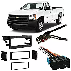 Fits Chevy Silverado Pickup 1999-2002 Single DIN Harness Radio Dash Kit