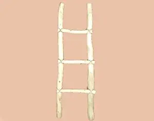 Mission Del Rey Pueblo Style Kiva Ladder -4 Foot