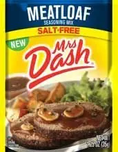 Mrs. Dash Meatloaf Seasoning Mix 1.25 Oz (Pack of 2)