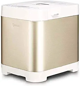 Kücheks Bread Maker Bread Machine, Household Automatic kneading Machine, Breakfast Machine, Stainless Steel, 450W, Gold