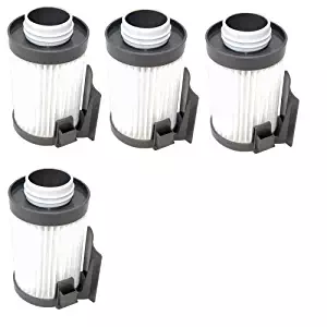 HQRP Washable Dust Cup Filter 4-Pack for Eureka DCF-10 DCF-14 DCF10 DCF14 75273-1 752731 79982 62395 62731A 62731B 62731C 62731 fits 430 series Lightweight Vac Vacuum Cleaner Coaster