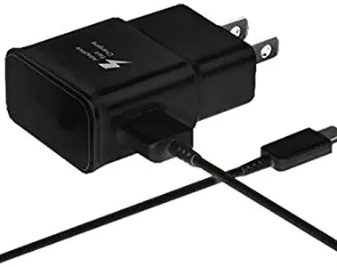 eFactory Direct Adaptive 15W Wall Kit Certified for BLU Dash X2 Fast Charge with MicroUSB 2.0 Cable (Black)