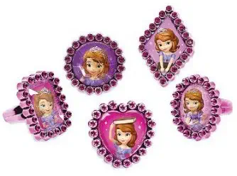 Jewel Ring Favors | Disney Sofia The First Collection | Party Accessory