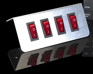 Quad Button Switch Plate