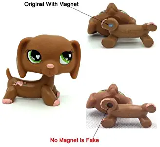Littlest Pet Shop #556 LPS Dog Figure lps Toys Pink Dachshund