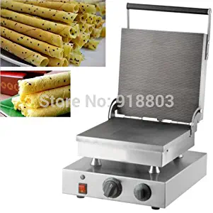 Commercial Use Cast Iron 220v Electric Egg Biscuit Roll Maker Machine Baker