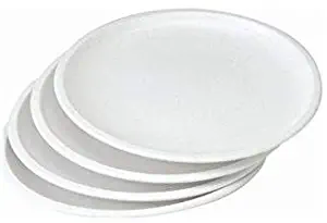 Progressive GMMC-50 Microwave Plate Set, White, 9-3/4-In., 4-Pc. - Quantity 3