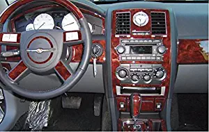 Chrysler 300 300C C HEMI w/o Navigation Touring Interior BURL Wood Dash Trim KIT Set 2005 2006 2007