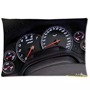 Chevy Corvette Zr1 Dashboard Pillowcases Custom Pillow Case Cushion Cover 20 X 30 Inch Two Sides