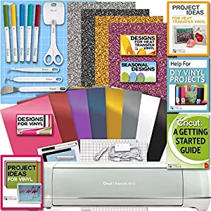 Cricut Explore Air 2 Machine Bundle Iron On Vinyl Pack Tools Pen Design Beginner Guide