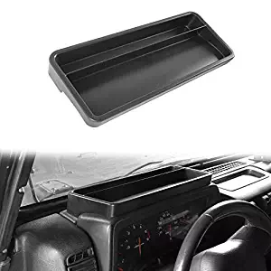 Hooke Road Jeep Wrangler TJ 97-06 Front Dashboard Tray Storage Box Container Organizer