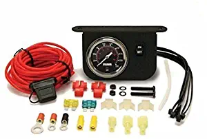 Illuminated DASH Panel Gauge Kit, Black Face (200 Psi, 30 Amp)