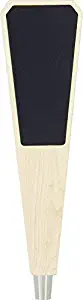 12" Solid Maple Angled Chalkboard Tap Handle