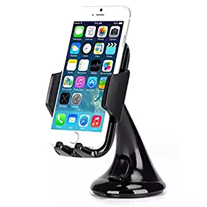 Premium Car Mount Holder Windshield Dash Cradle Stand Window Glass Swivel Dock Strong Suction for Simple Mobile Samsung Galaxy J3 Luna Pro - Simple Mobile Samsung Galaxy J7 Sky Pro