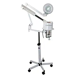 Professional Salon Spa Multi-function Ozone Facial Steamer W/Magnification Lamp
