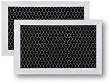 AF Compatible Replacement Carbon Filters compatible with GE: WB02X10956, JX81H, WB02X11544, Samsung: DE63-00367D, DE63-30016D Frigidaire: 5304453397 (2-Pack)