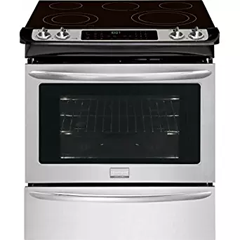 Frigidaire FGES3065PF Gallery 30" Stainless Steel Electric Slide-In Smoothtop Range - Convection