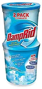 DampRid 2-Pack Refillable Moisture Absorber (Fragrance Free (Pack of 2))