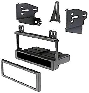 Car Stereo Single Din Dash Install Mount Kit for 1999 2000 2001 2002 2003 Ford F-150 F-250 F-350 F-450 F-550 Expedition Explorer