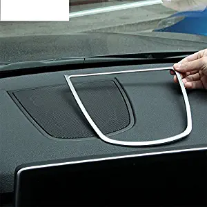 Herben ABS Chrome Car Dashboard Speaker Frame Cover Trim Stickers for BMW X5 X6 f15 F16 Accessories Car-Styling 2014-UP