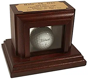 Eureka Golf Products Hole-in-One Display with Free Engraved Plate