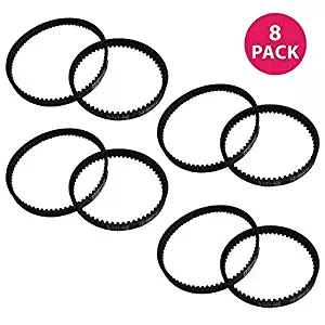 Think Crucial Replacement Belt Parts-Vacuum Belts for Compatible with Bissell ProHeat 2X Models 9200 9300 9400 Series-Pair with Part #203-6688 and #203-6804 - Bulk Pack Sizes-Home,Office Use (8 Pack)
