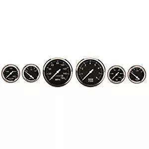 6-Gauge Set, Black Face, 3-3/8, Mechanical