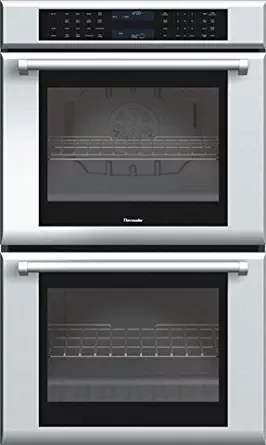 Thermador MED302JP Double Masterpiece Oven, True Convection Upper plus Lower, 30 in. 3Xt Racks, Pro Handle