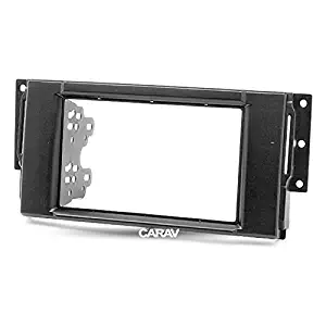 CARAV 11-075 Double Din car dash installation kit Radio Stereo Facia Fascia Panel Frame DVD Player Dash Install Panel for LAND ROVER Freelander Discovery Range Rover with 173x98mm 178x100mm 178x102mm