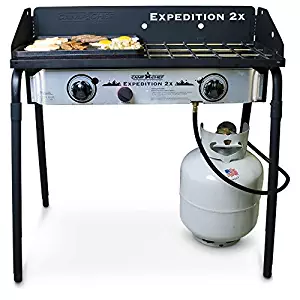 Camp Chef Expedition 2 Stove with BONUS Cast Iron Griddle