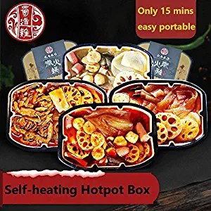 Hot pot NO electric self heating hotpot box instant portable food chinese asian snacks (Spicy small dish)