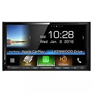 Kenwood DDX9703S 2-DIN in-Dash DVD/CD/AM/FM Car Stereo w/ 6.95" Touch Screen with Built-in HD Radio, Apple Carplay and Android Auto
